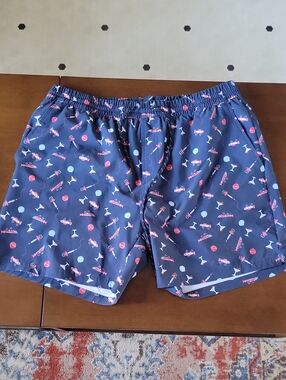 Columbia PFG Mens Navy Blue Boozy Bobbers Water Shorts